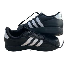 Adidas Hoops 2.0 or VL Court Lifestyle Sneakers Kids' Black White Size 3